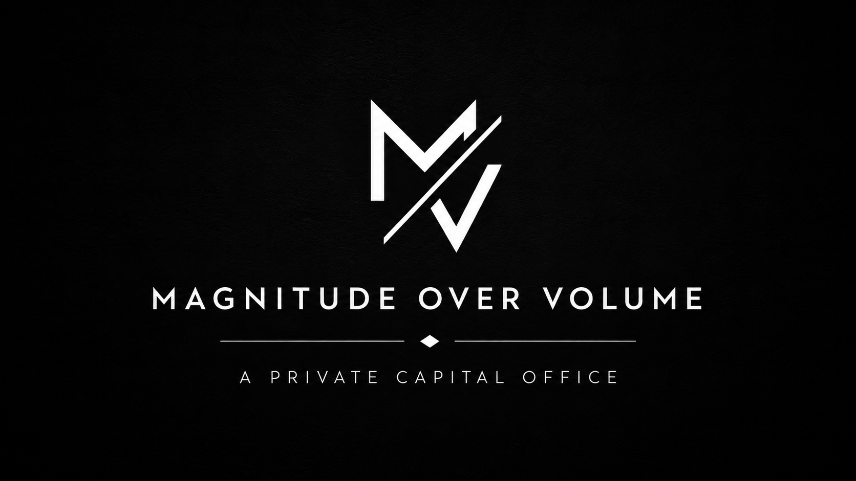 Magnitude Over Volume